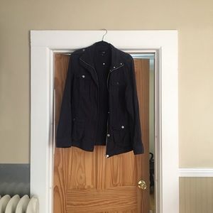 Navy blue utility jacket